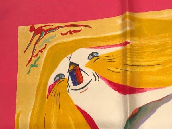 HERMÈS Scarf Smiles In The Third Millenary By Sefedin Ibrahim Alamin 2000 W/Box - Image 10