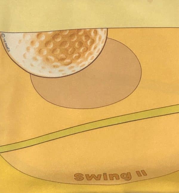 HERMÈS Scarf Swing II Rare By Julia Abadie 1979 W/Box - Image 4