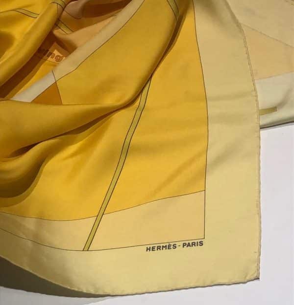 HERMÈS Scarf Swing II Rare By Julia Abadie 1979 W/Box - Image 5