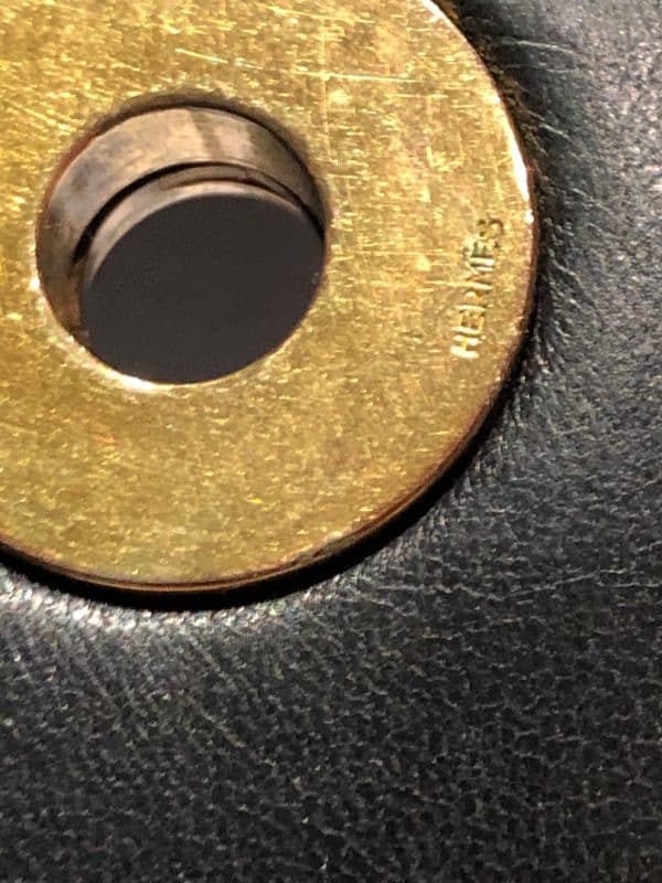 HERMÈS Piano Handbag Black Box Leather Vintage Circa 1960s W/Box - Image 13