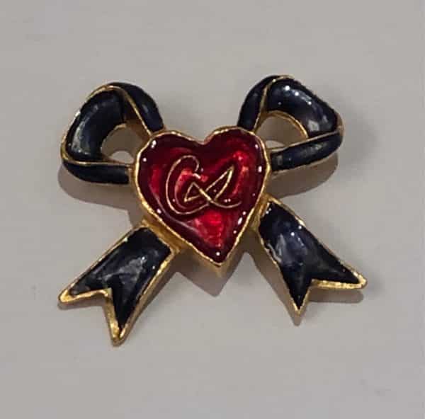 CHRISTIAN LACROIX ENAMEL BROOCH