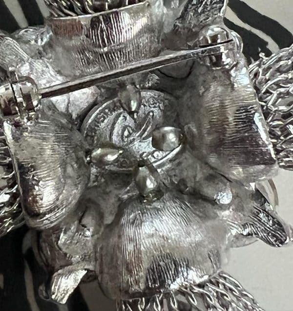 CHRISTIAN LACROIX Large Brooch Pin Star Aquamarine & Cabochon - Image 5