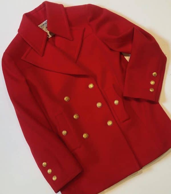 CHANEL Vintage CC Logo 12 Buttons Double-Breasted Jacket 1990s - Image 15