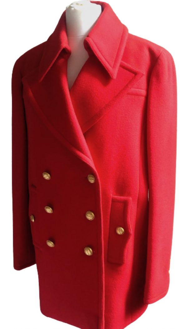 CHANEL Vintage CC Logo 12 Buttons Double-Breasted Jacket 1990s - Image 5