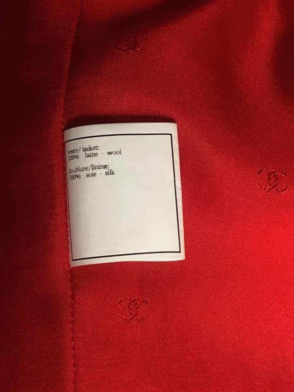 CHANEL Vintage CC Logo 12 Buttons Double-Breasted Jacket 1990s - Image 10