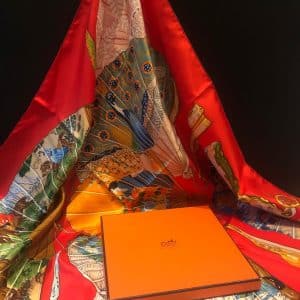 Vintage Hermès Scarf Silk Brise de Charme