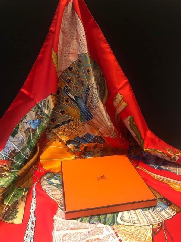 Vintage Hermès Scarf Silk Brise de Charme