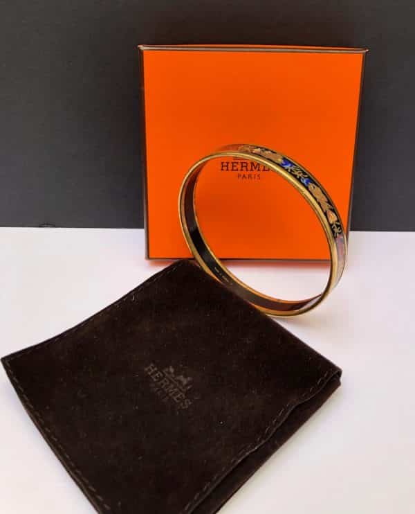 HERMÈS Vintage Bangle Fishes & Corals