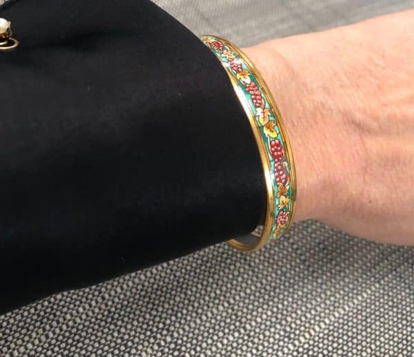 HERMÈS Vintage Bangle Wine Leaves & Grapes