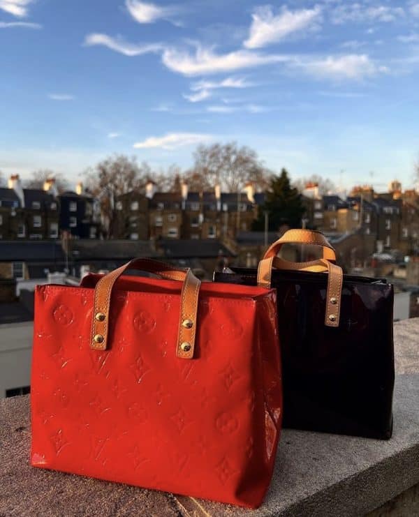 LOUIS VUITTON BB PM Vernis Red Bag