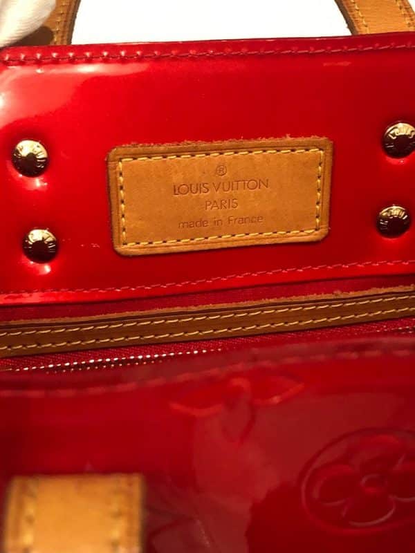 LOUIS VUITTON BB PM Vernis Red Bag