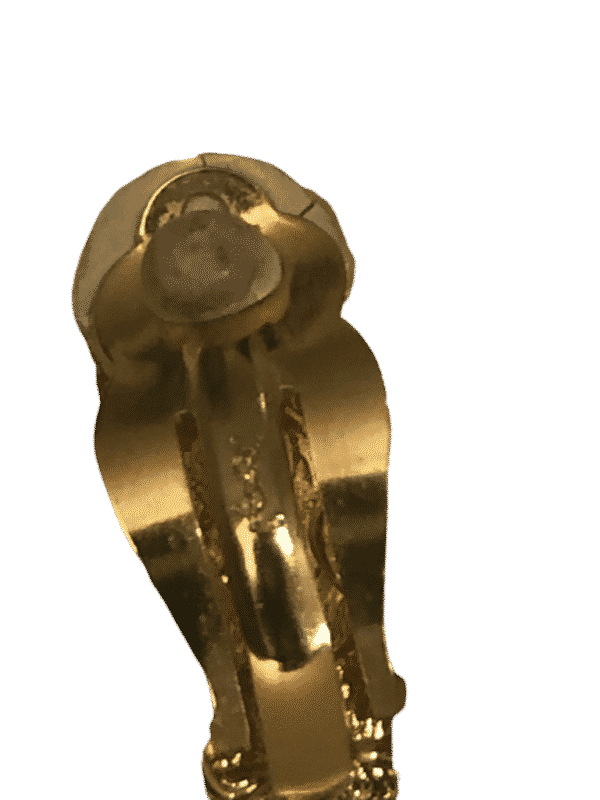 YVES SAINT-LAURENT Haute Couture Vintage Heart-Shaped Earrings Red Diamante By Goossens Circa 1983 - Image 7