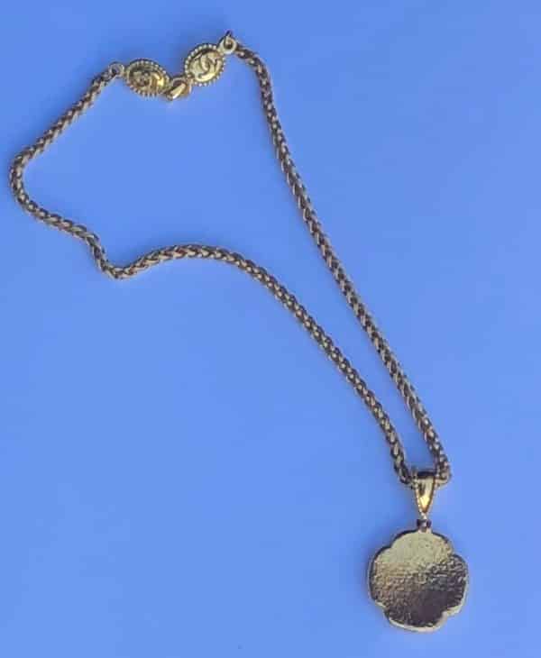 CHANEL PRE-OWNED CC MEDALLION CHAIN NECKLACE