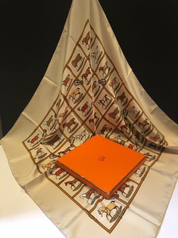 HERMÈS Horses vintage scarf