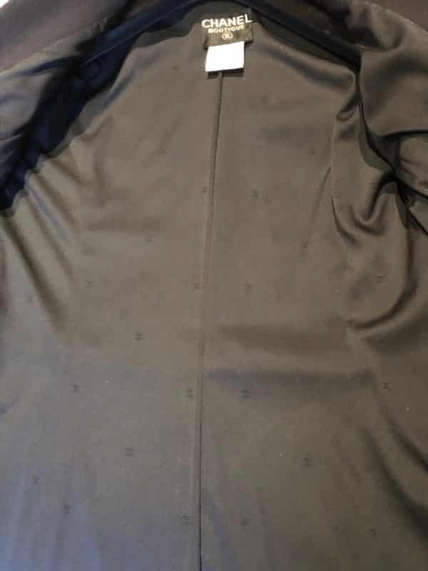 CHANEL 1997 Double Breasted Jacket CC Logo Buttons Vintage - Image 8