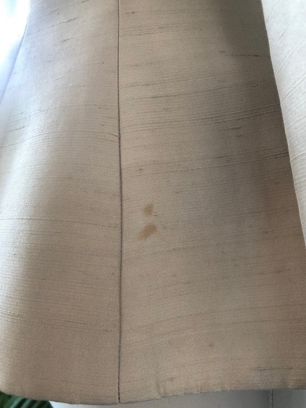 CHRISTIAN DIOR Fitted Jacket Notched Collar Silk Jewel Buttons Vintage - Image 8