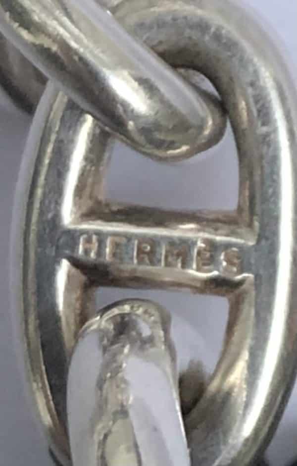 HERMÈS Chaîne D'Ancre Necklace 2007 Sterling Silver W/Box - Image 6
