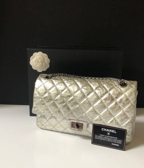 CHANEL 228 Metallic bag