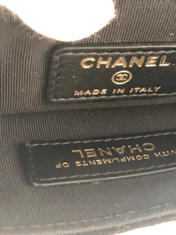 CHANEL Black CC Logo Envelope Mini Shoulder Chain Bag & Belt 2018 - Image 15