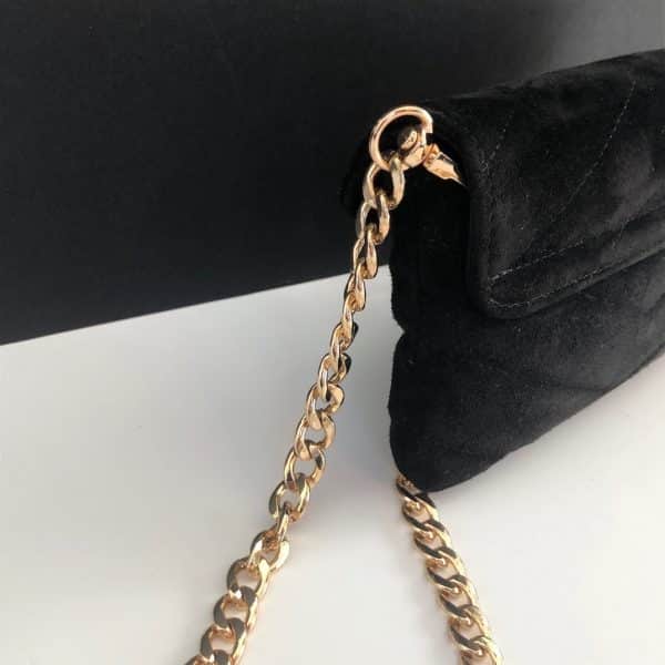 CHANEL Black CC Logo Envelope Mini Shoulder Chain Bag & Belt 2018 - Image 12