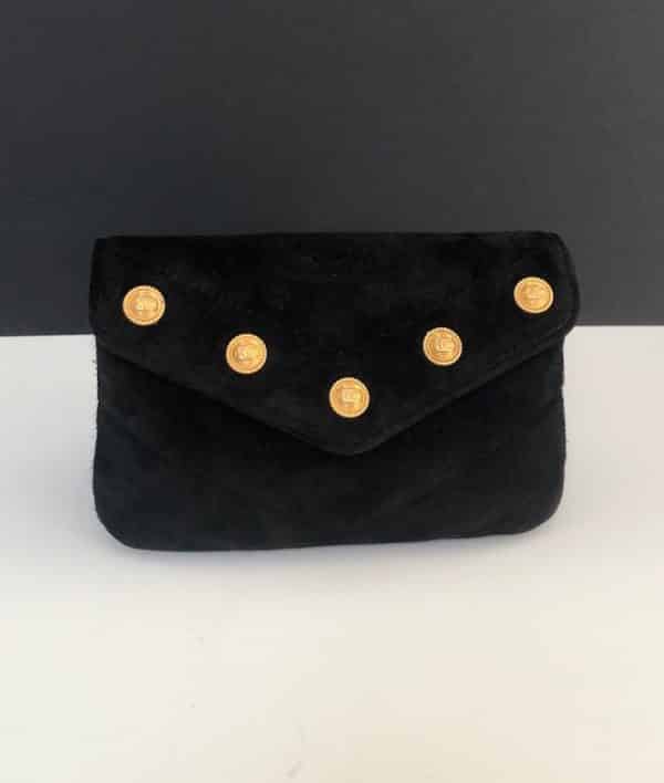 CHANEL Black CC Logo Envelope Mini Shoulder Chain Bag & Belt 2018 - Image 9