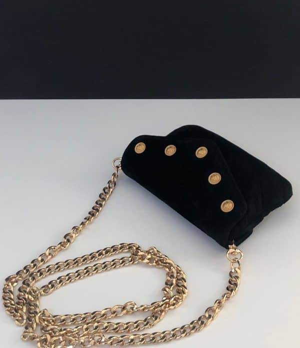 CHANEL Black CC Logo Envelope Mini Shoulder Chain Bag & Belt 2018 - Image 10