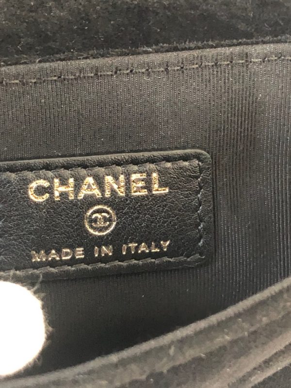 CHANEL Black CC Logo Envelope Mini Shoulder Chain Bag & Belt 2018 - Image 14