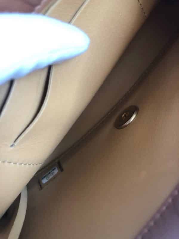 CHANEL Two Tone Chain Handle Flap Bag Quilted Lambskin Small 2018 - Image 13