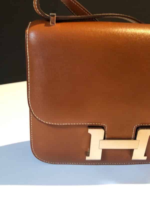 HERMÈS Gold Constance 18 Silver Palladium Hardware 2008 - Image 8