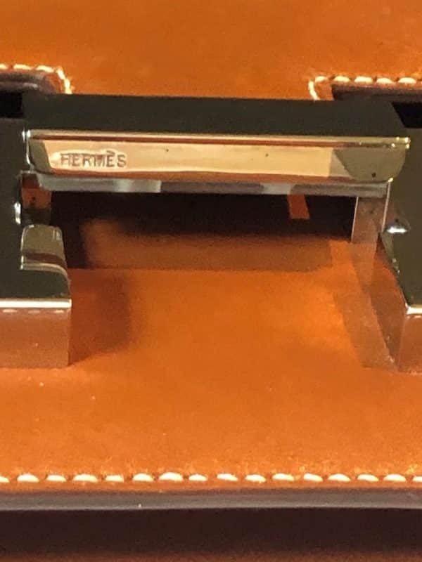 HERMÈS Gold Constance 18 Silver Palladium Hardware 2008 - Image 12