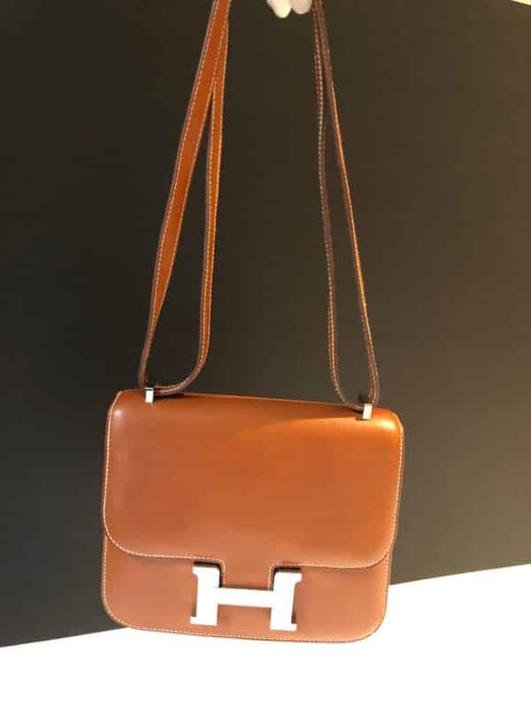 HERMÈS Gold Constance 18 Silver Palladium Hardware 2008 - Image 2