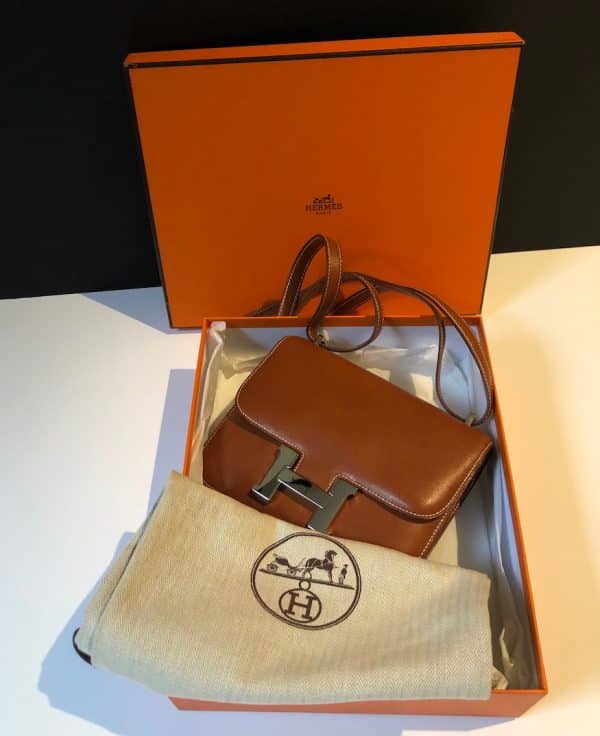 HERMÈS Gold Constance 18 Silver Palladium Hardware 2008 - Image 3