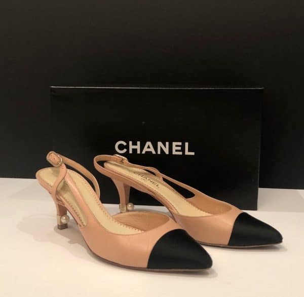Chanel slingback shoes