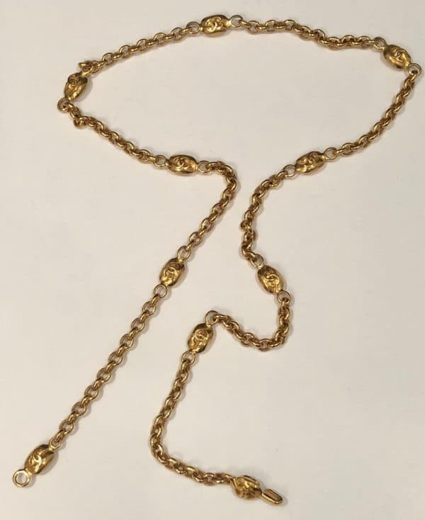 chanel medallion belt