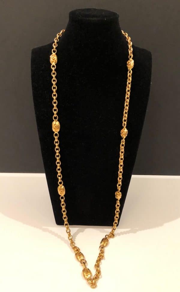 chanel medallion belt