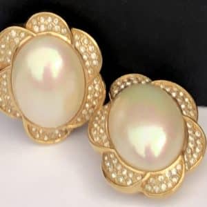 Christian Dior 1980s pre-owned crystal-embellished clip-on earrings