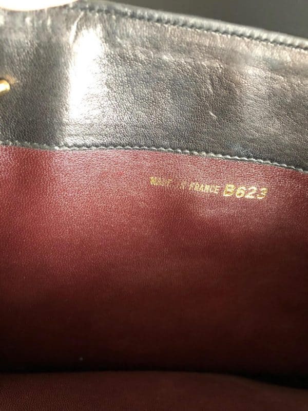 Chanel vintage black tote bag