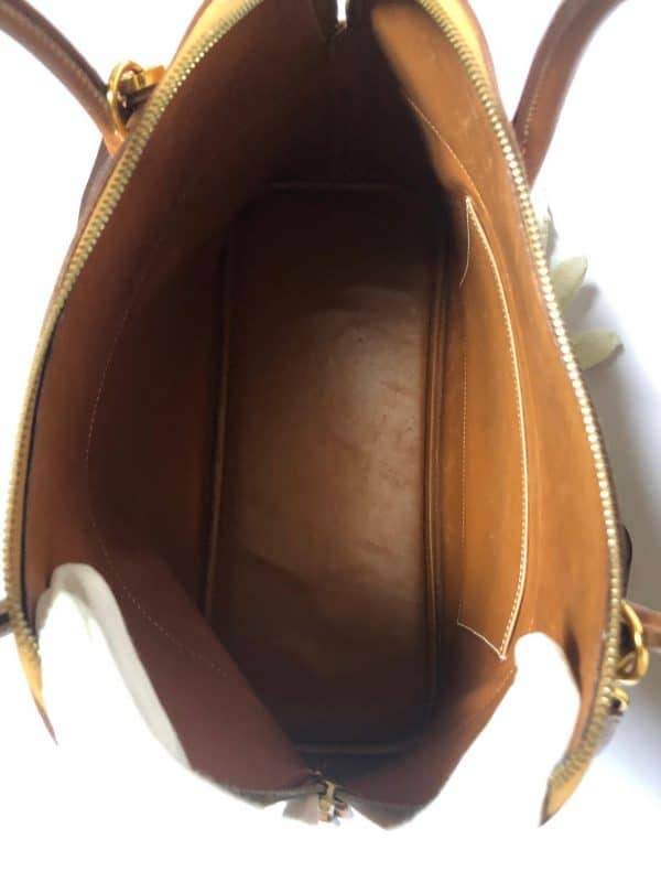 HERMÈS Bolide 1995 Tan Leather Bag GHW Vintage - Image 11