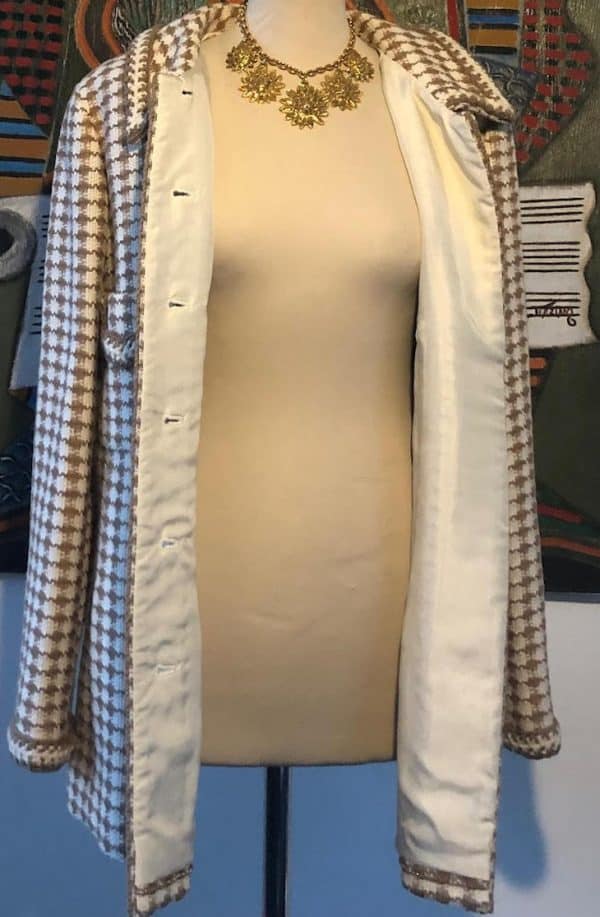 chanel woven jacket