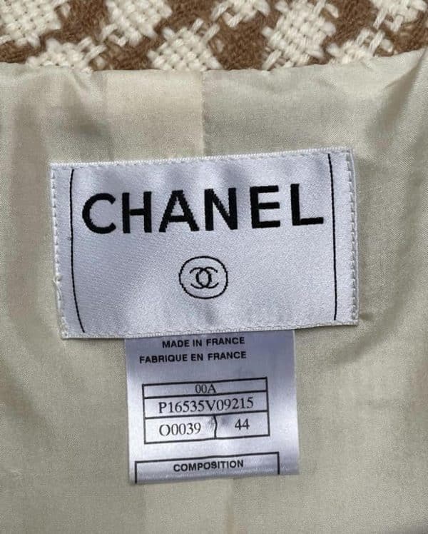 chanel woven jacket