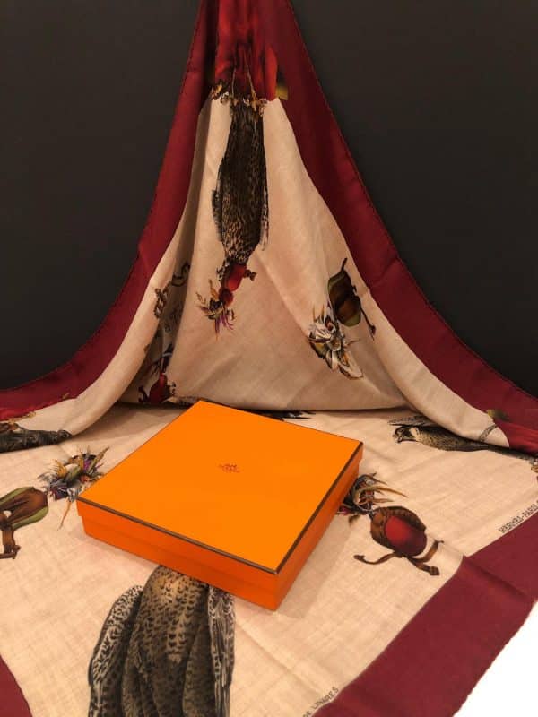 Hermès falconry scarf