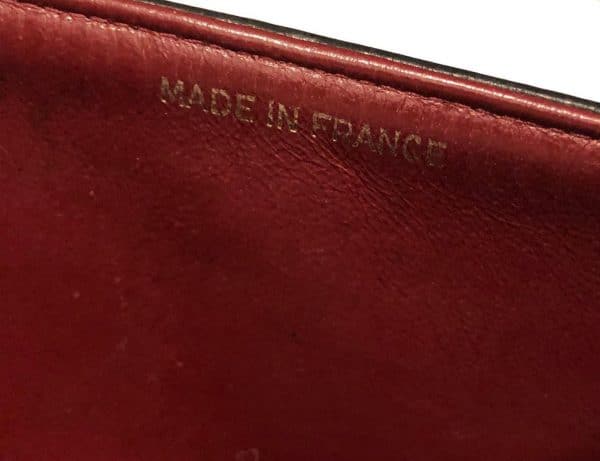 CHANEL Vintage 2.55 Black Double Flap Classic Shoulder Bag Lambskin Circa 1986 - Image 9