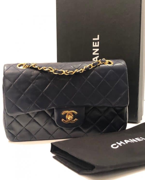 Chanel timeless classic vintage 1980's double flap