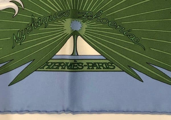 HERMÈS Mythiques Phoenix Hermès Silk Scarf Unworn W/Box By Laurence 'Toutsy' Bourthoumieux 2014 - Image 5