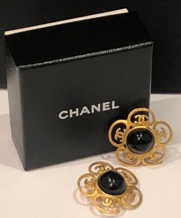 Chanel Vintage Gripoix Earrings