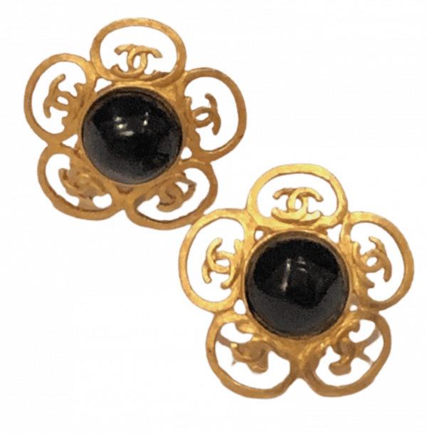 Chanel Vintage Gripoix Earrings