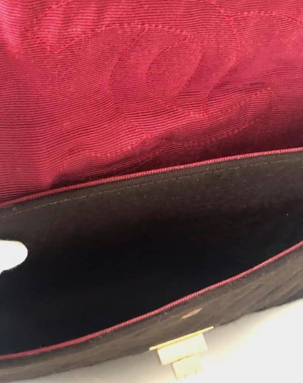 CHANEL Vintage Quilted Silk Velvet Grosgrain 2.55 Double Flap Bag C.1955-71 W/Box - Image 13