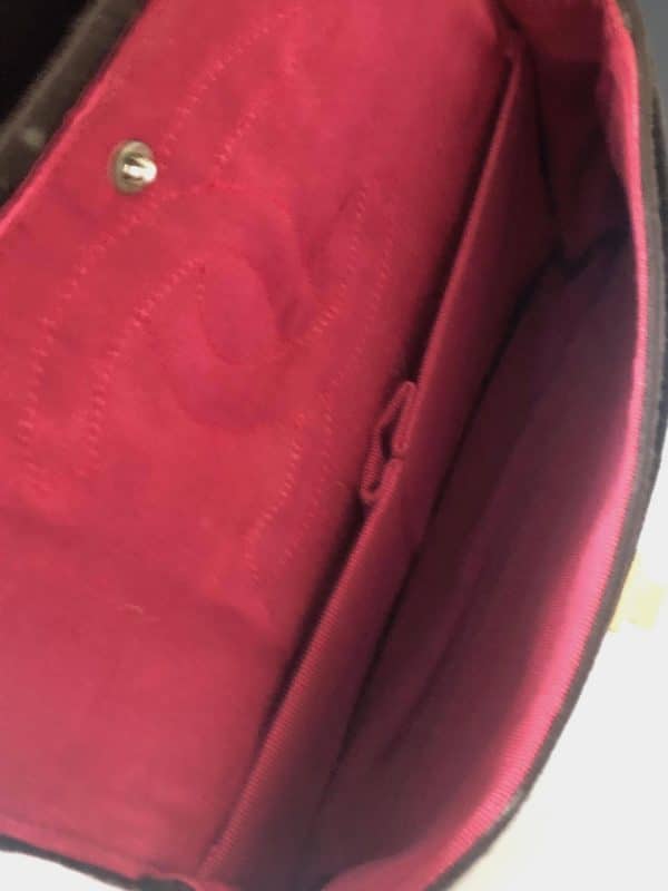 CHANEL Vintage Quilted Silk Velvet Grosgrain 2.55 Double Flap Bag C.1955-71 W/Box - Image 14