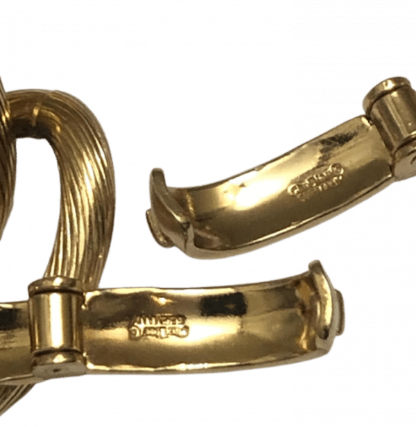 CHRISTIAN DIOR  Vintage Gold Jewellery Set Necklace & Bracelet Link 1980s - Image 4