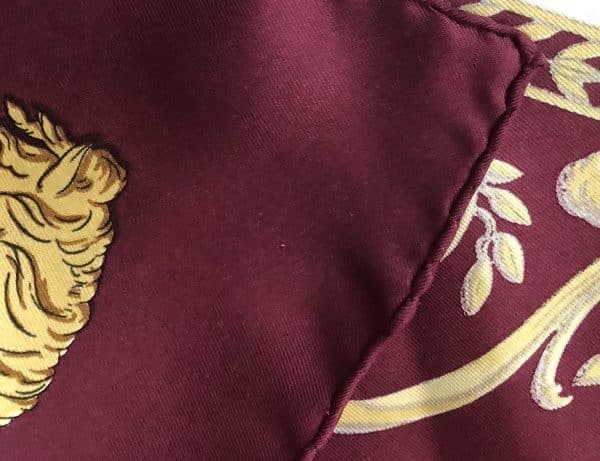 hermÈs vintage silk scarf la promenade de longchamps by philippe ledoux c. 1980 w/box